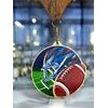 Aurum Amercian Football Stainless Steel Medal