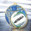 Aurum Netball Stainless Steel Medal