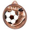 Football Boot and Ball Classic Texture 3D Print Bronze Medal