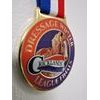 Silver Premier Custom 3D Texture Printed Medal