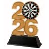Darts Year Trophy – Sports Award with Year Selection