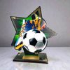 Liano Metal & Acrylic Star Football Trophy