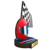 Grove Motor Racing Real Wood Trophy