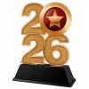 Gold Star Year Trophy – Award with Year Selection