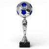 Merida Silver and Blue Metal Football Trophy