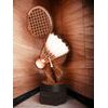 Frontier Classic Real Wood Badminton Trophy