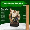 Grove Custom Printed Logo Cup Real Wood Trophy