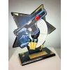 Liano Metal & Acrylic Star Pistol Shooting Trophy