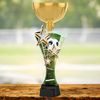 Triple Star Football Gold Trophy Cup