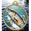 Trout Fishing Texture Print Gold Medal