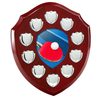 Anglia Table Tennis Rosewood Wooden 10 Year Annual Shield