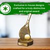 Grove Classic Tennis Racket Real Wood Trophy
