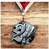Rincon Silver 2nd Place Black Acrylic Medal