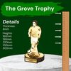 Grove Classic Football Player Real Wood Trophy