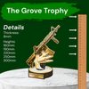 Grove Classic AK-47 Rifle Shooting Real Wood Trophy