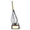 Lombardy Cooking Whisk Handmade Metal Trophy