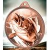 Bream Fishing Texture Classic Print Bronze Medal