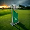 Shive Engraved Glass Golf Award