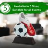 Ostrava Red Football Ball & Boot Trophy