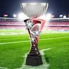 Triple Star Amercian Football Silver Trophy Cup