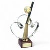 Leon Clay Pigeon Shooting Handmade Metal Trophy