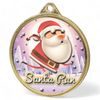Kringle Santa Run Texture Print Full Colour Medal