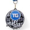 Giant Judo Black Acrylic Logo Medal