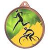 Duathlon Colour Texture 3D Print Bronze Medal