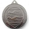 Champion Embossed Swimming Silver Medal