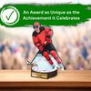 Grove Ice Hockey Player Real Wood Trophy