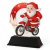 Santa Motocross Motorcycle Christmas Trophy