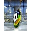 Aurum Football Boot & Ball Stainless Steel Medal
