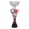 Triple Star Basketball Silver Trophy Cup