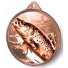 Trout Fishing Texture Classic Print Bronze Medal