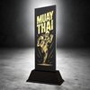 Shadowline Muay Thai Male Trophy – Stainless Steel Award
