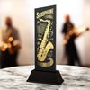 Shadowline Saxophone Music Trophy – Stainless Steel Award