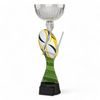 Montreal Rugby Ball and Goal Silver Cup Trophy