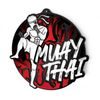 Rincon Colour Muay Thai Black Acrylic Medal