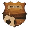 Heraldic Birchwood Football Sepia Shield