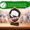Arden Karate Real Wood Shield Trophy