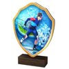 Arden Cross-Country Skiing Real Wood Shield Trophy