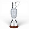 St Annes Nickel Plated & Crystal Claret Jug