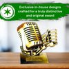 Cannes Classic Microphone Singing Trophy
