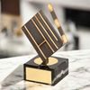 Burton Film Making Clapperboard Handmade Metal Trophy