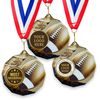 Dodeca American Football Stainless Steel Logo Insert Medal