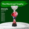 Montreal Cheerleading Silver Cup Trophy