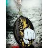 Rincon Classic Martial Arts Fist Black Acrylic Medal