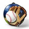 Rincon Colour Baseball Black Acrylic Medal