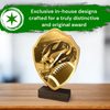Arden Classic American Football Real Wood Shield Trophy
