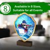 Arden Biathlon Real Wood Shield Trophy